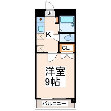 健軍神社前 徒歩2分 2階の物件間取画像